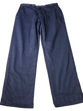 Zara Dress Pants Mens Size 31 x28 Measured Blue Slacks Trousers Polyester Blue